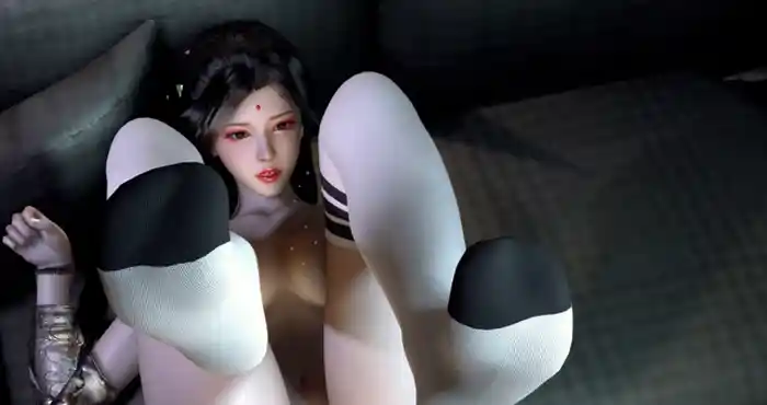 Dongmanlove：清漪 清纯白嫩御姐 白丝美脚 [3D动画/动态/VAM]
